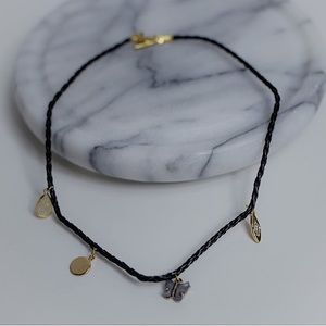 Butterfly and charms necklace